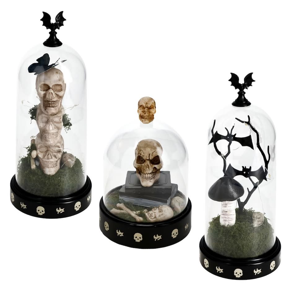 Halloween Cloche Decor, Assorted Designs, 1-ct.