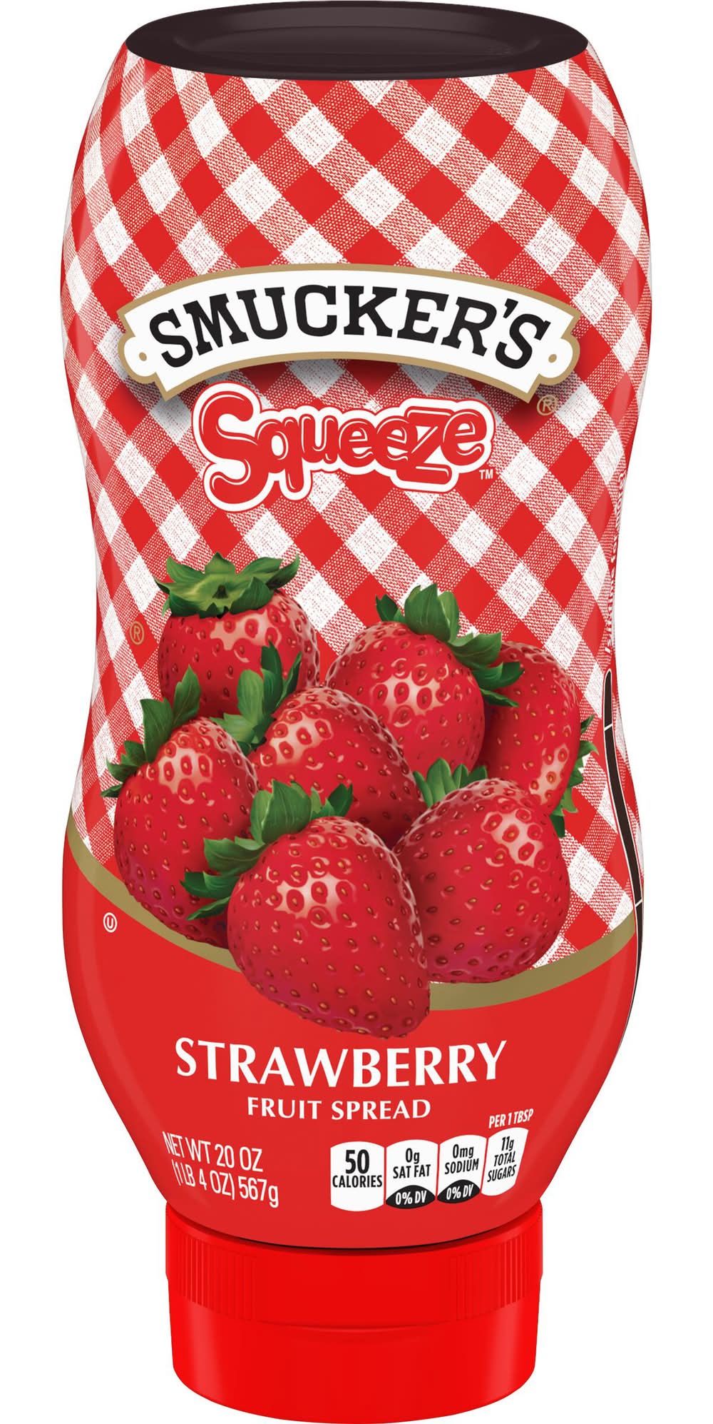 Smucker's Squeeze Fruit Spread, Strawberry (20 oz)