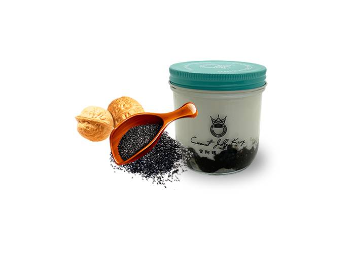 Black Sesame Walnut Coconut Jelly 黑芝麻核桃椰子冻| Postmates