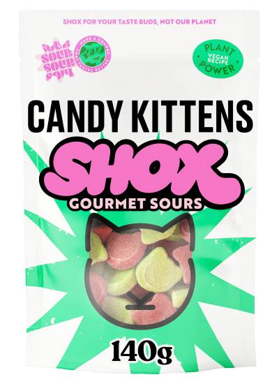 Candy Kittens Shox Gourmet Sours (140g)