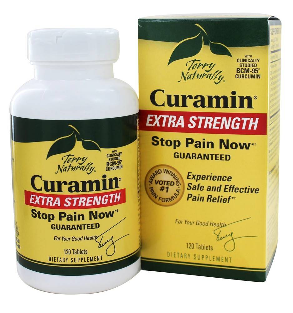 Terry Naturally Curamin Extra Strength Pain Relief Supplement Tablets (120 ct)