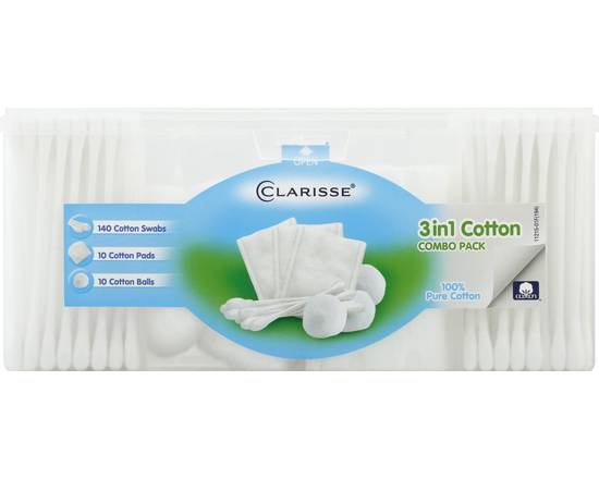 Clarisse · 3-in-1 cotton combo pack (1 ct)