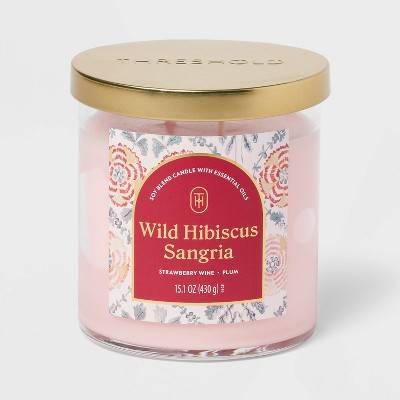 Threshold 2-Wick Lidded Glass Jar Candle, Assorted (15.1 oz)