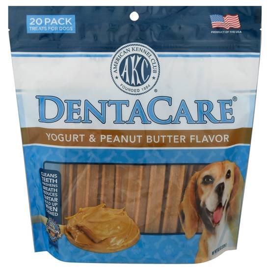 American Kennel Club Yogurt and Peanut Butter Flavor Treats For Dogs (20 ct)