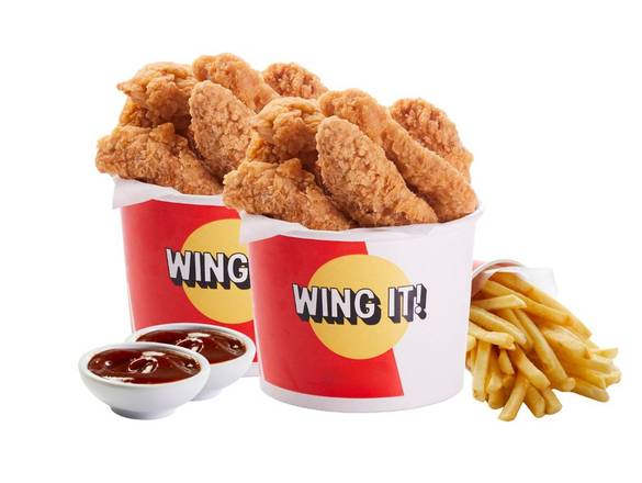 Chicken Fingers x20 + Papas Fritas