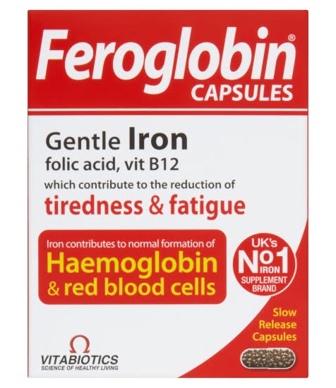 Vitabiotics Feroglobin Slow Release Capsules (30g)