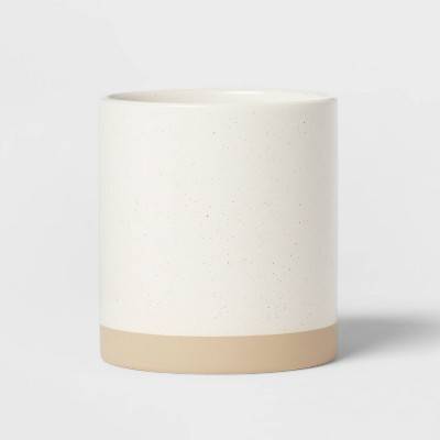 Camwood Collection Stoneware Utensil Holder Cream - Threshold™: Kitchen Utensil Storage, Dishwasher-Safe, Hand Crafted