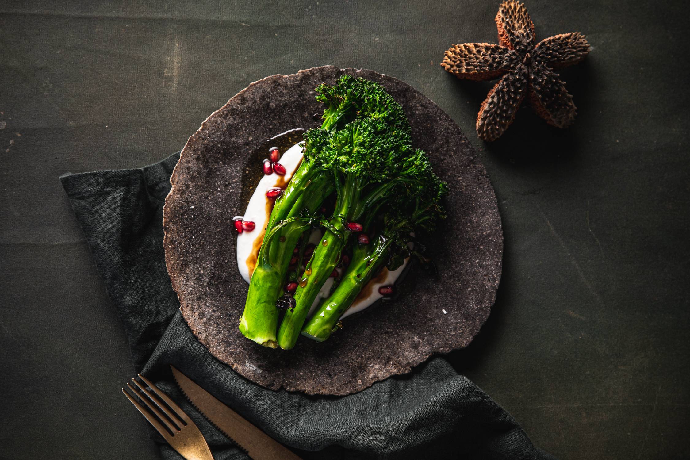 Charred Broccolini (V)