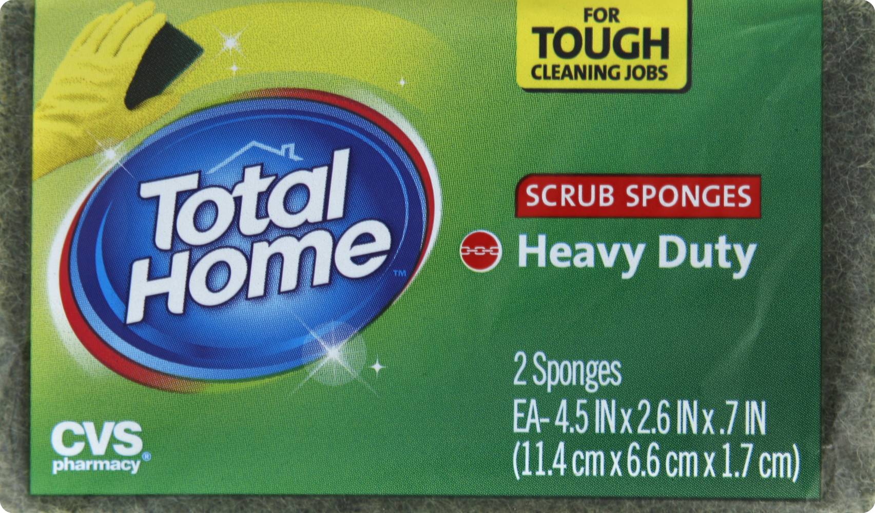 Total Home Scrub Sponges (2 ct)