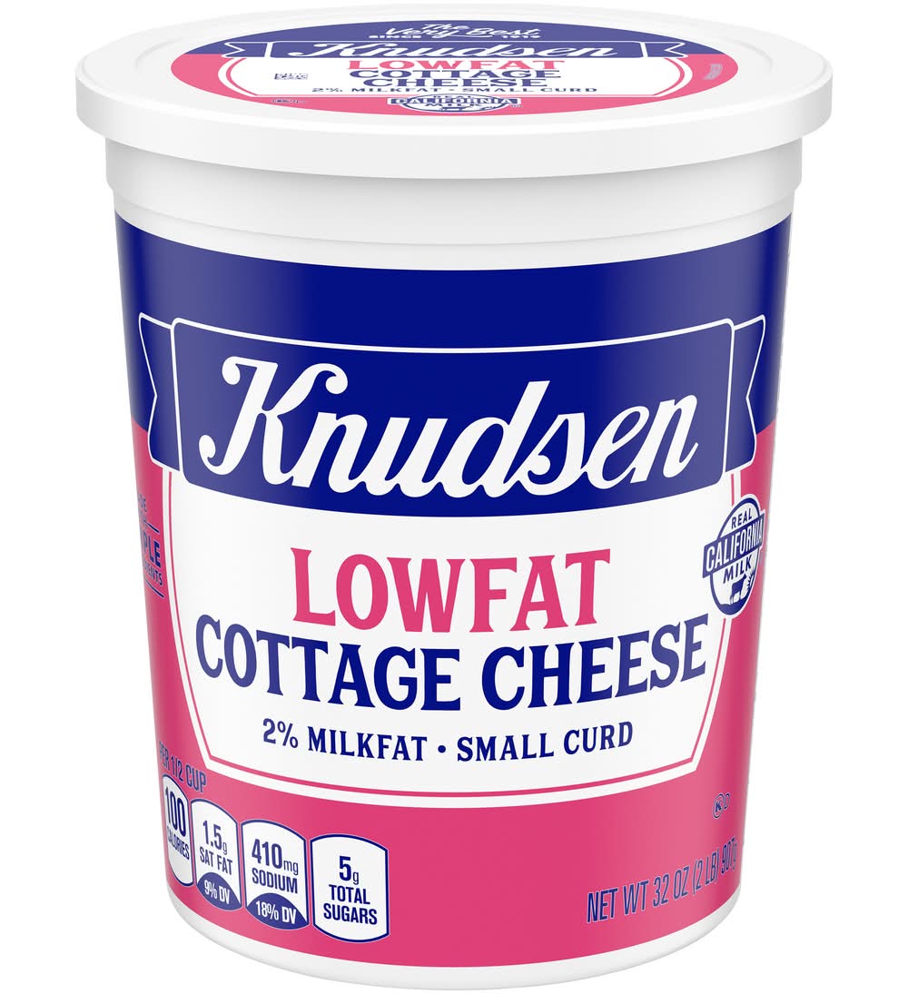 Knudsen Lowfat Small Curd Cottage Cheese With 2% Milkfat (32 oz)