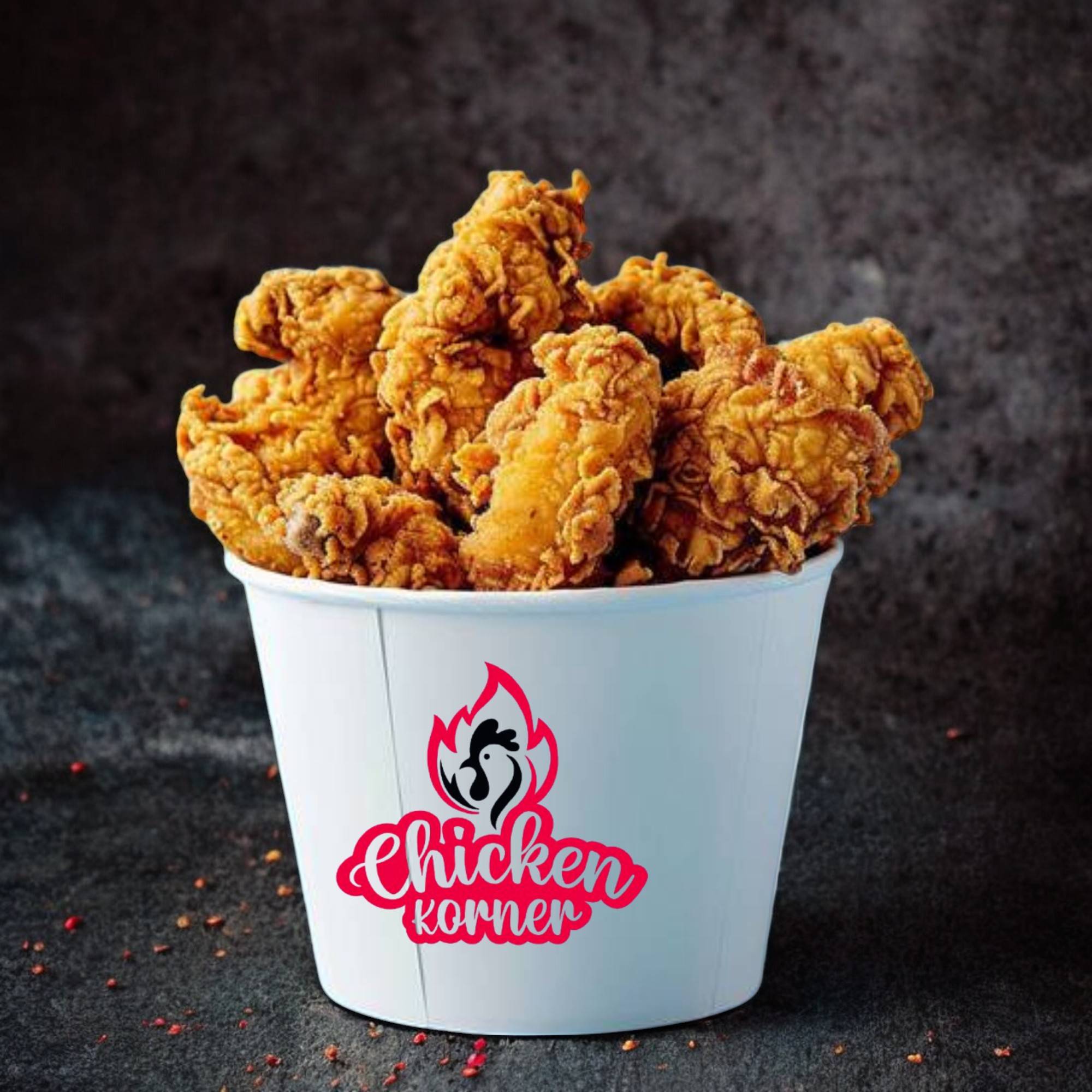 Bucket Hot Wings x 30