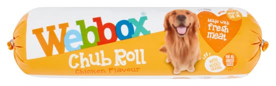 Webbox Chub Roll Chicken Flavour 1-7 Years Adult Dogs (720g)