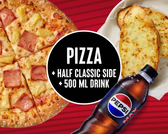 Pizza & Classic Side & Drink Lunch Meal