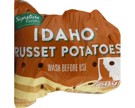 Order Signature Farms · Idaho Russet Potatoes (5 lbs) food online from Safeway store, Butte on bringmethat.com