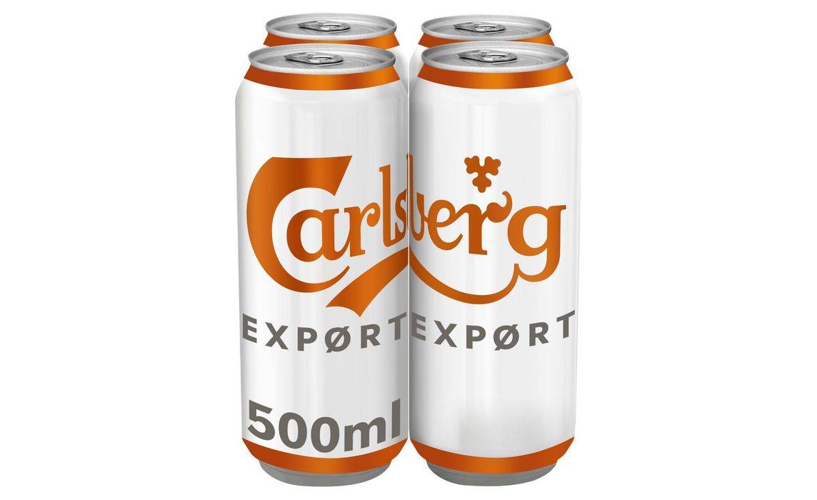 SAVE 50p: Carlsberg Export Cans 4 x 500ml (397087)