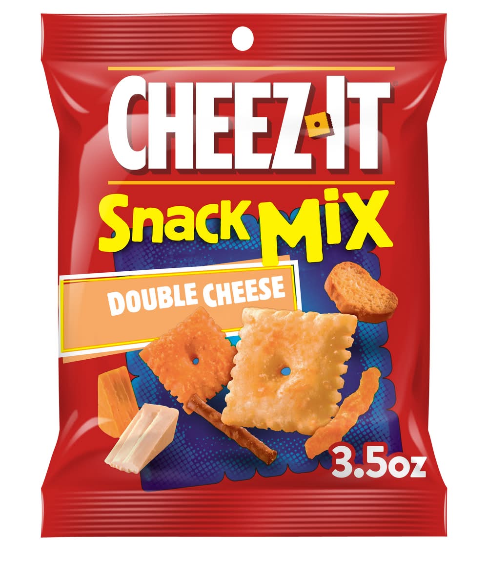 Cheez-It Baked Snack Mix Crackers, Double Cheese (3.5 oz)