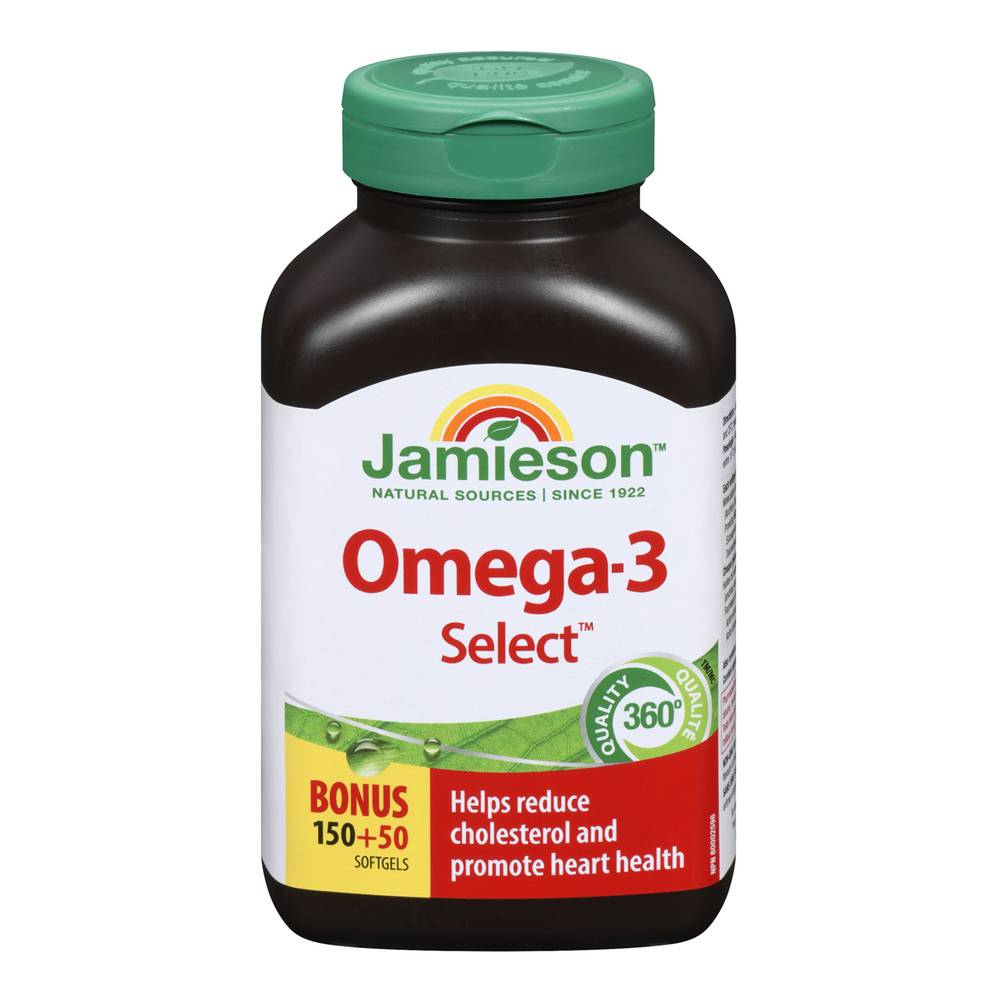 Jamieson Omega-3 Select Softgels (150 g, 200 ct)