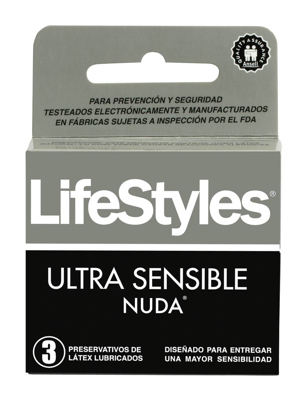 Life Styles · Preservativo ultra sensible nuda (3 un)