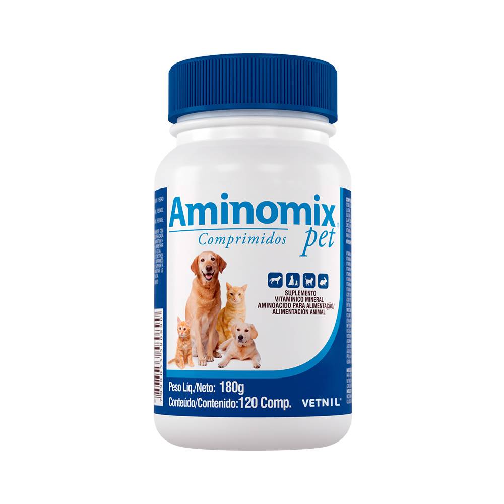 Vetnil aminomix pet (120 comprimidos)