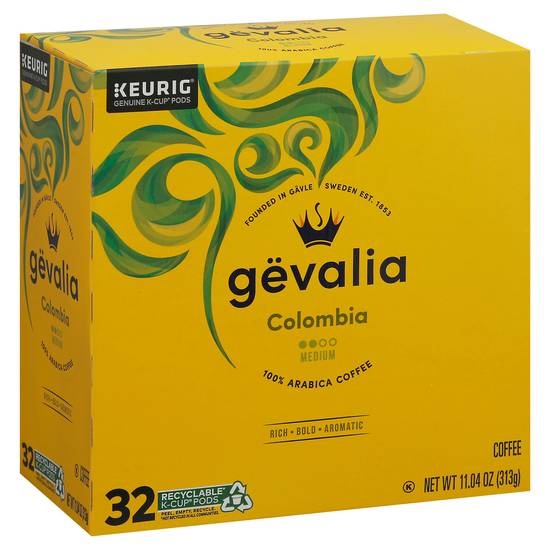 Gevalia Colombia Medium Roast Coffee (32 ct)