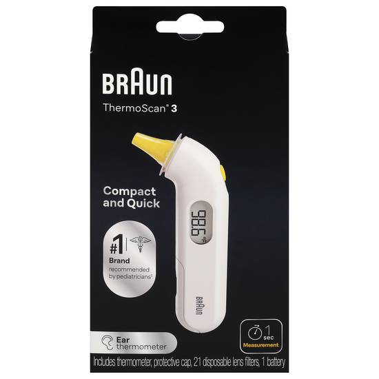 Braun Thermoscan 3 High Speed Compact Ear Thermometer (1 ct)