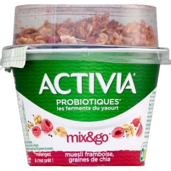 Activia Bifidus Muesli Framboise Chia Le Pot De 170 G