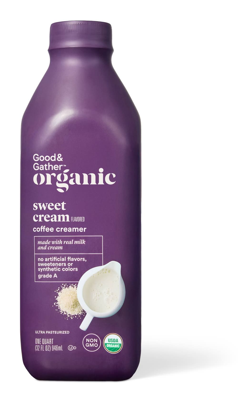 Good & Gather Organic Coffee Creamer, Sweet Cream (32 fl oz)