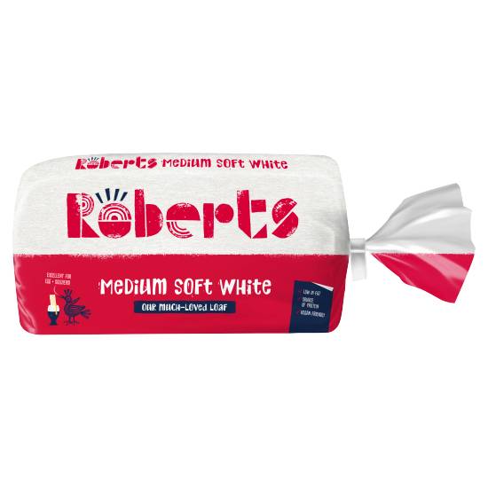 Roberts Medium Soft White Sliced Bread (800g)