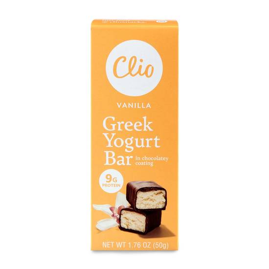 Clio Vanilla Greek Yogurt Bar 1.76oz