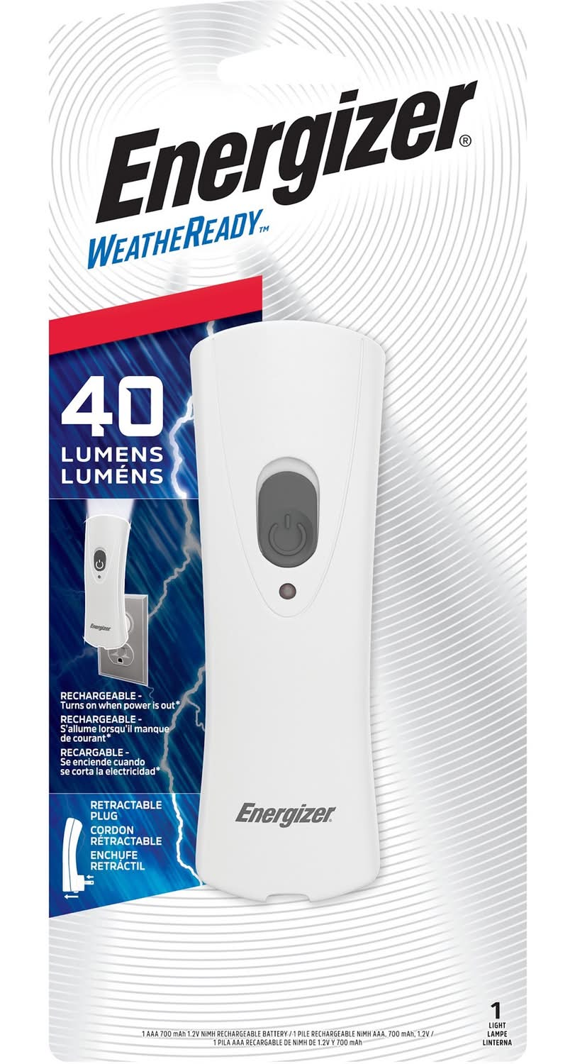 Energizer 40 Lm White Led Rechargeable Rechargeable Flashlight