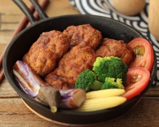 MASA主廚-照燒雞肉豆腐漢堡排 MASA Chef - Patty with Teriyaki Chicken and Tofu