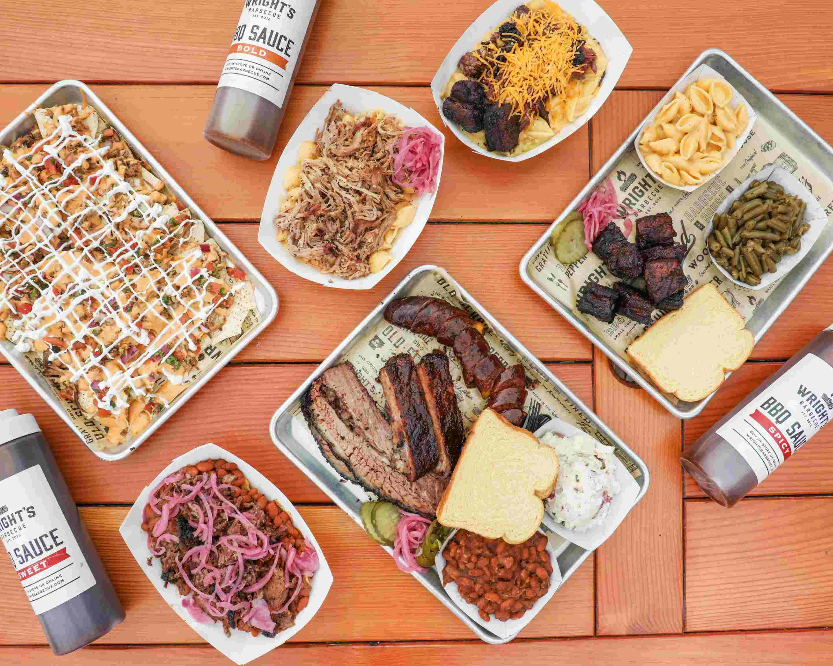 Order Wright’s Barbecue Menu Delivery【Menu & Prices】 1311 Rebsamen
