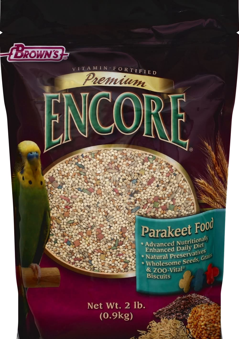 Brown's Premium Encore Parakeet Food (2 lbs)