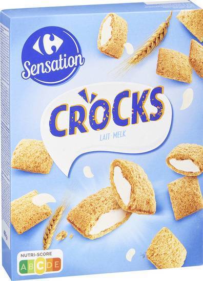 Carrefour Sensation - Crocks céréales fourrage lait (400g)