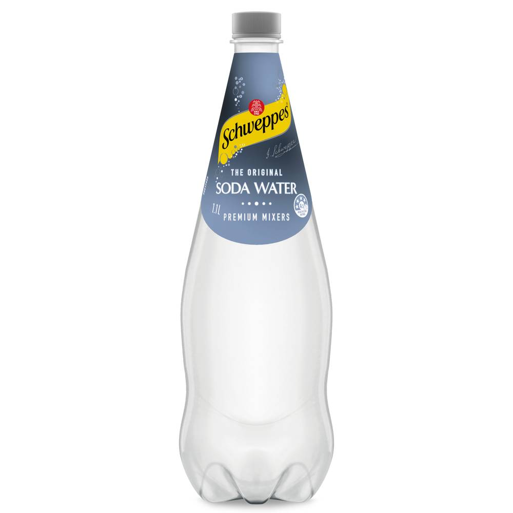 Schweppes Soda Water 1.1Lt ea