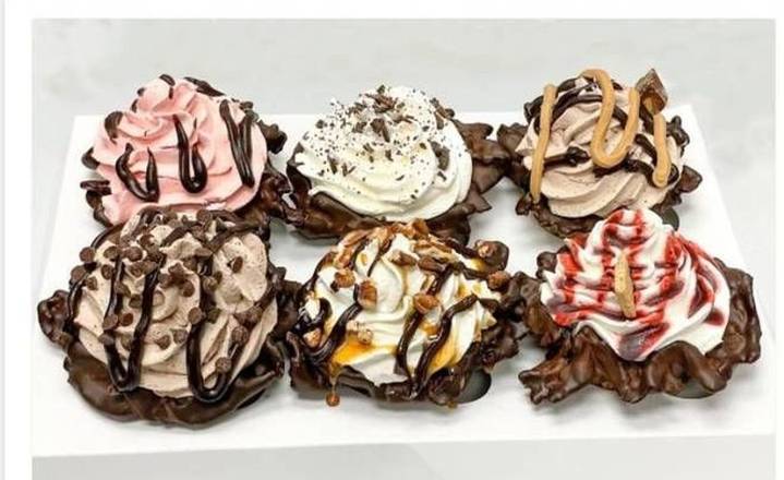6-Pack Ice Cream Cupcakes (Variety Pack)