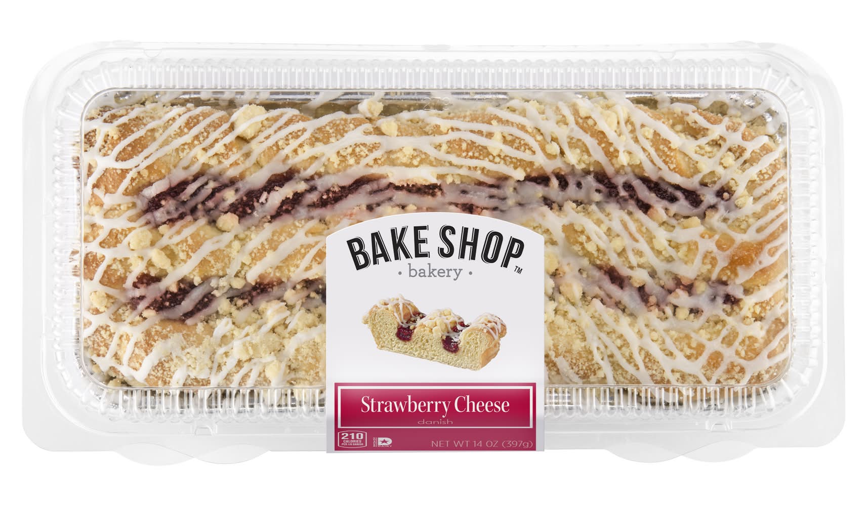 Bake Shop Strawberry Cheese Danish