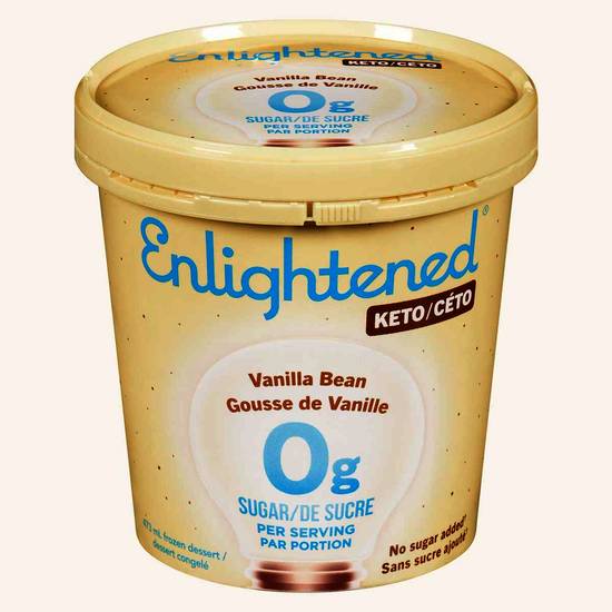 Enlightened Keto Frozen Dessert Vanilla Bean (473 ml)