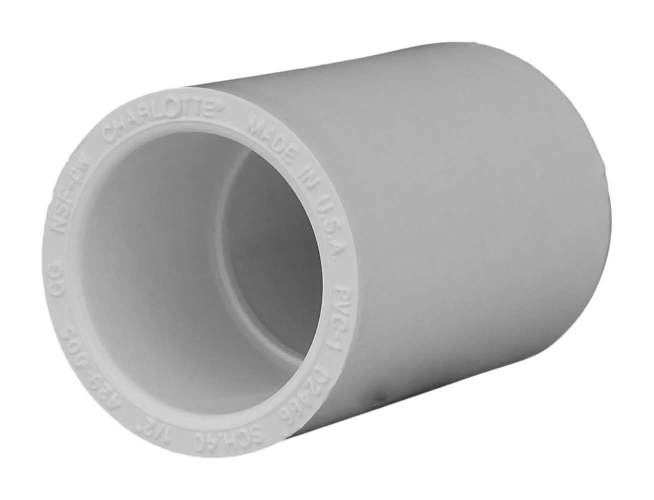 Charlotte Pipe 1/2-in Schedule 40 PVC Coupling
