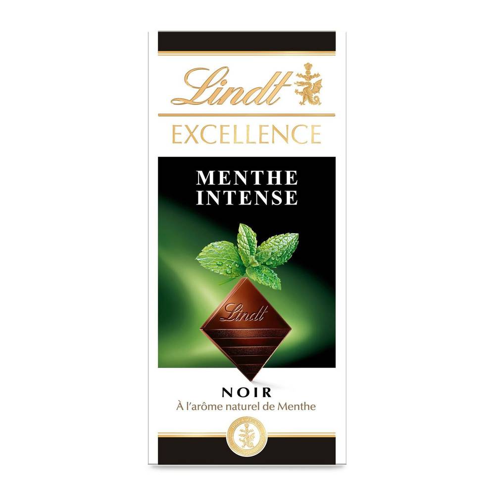 Lindt - Excellence menthe intense chocolat noir (10 pièces)