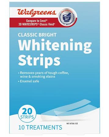Walgreens Enamel Safe Easyfit Slip-Free Dry Touch Ultra Whitening Strips