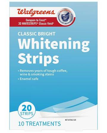 Walgreens Enamel Safe Easyfit Slip-Free Dry Touch Ultra Whitening Strips