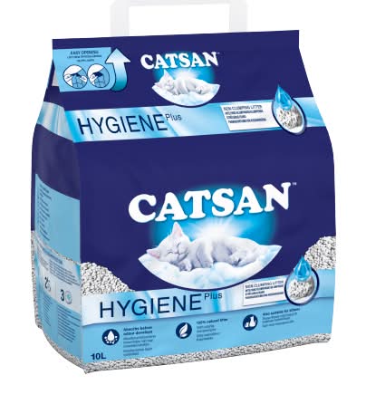 Catsan Hygiene Plus Non Clumping Odour Control Cat Litter (10L)