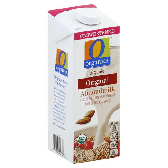 O Organics Original Unsweetened Almondmilk (32 fl oz)