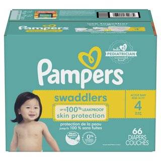 Pampers Swaddlers Diapers - Super Pack (Size: Size 4)