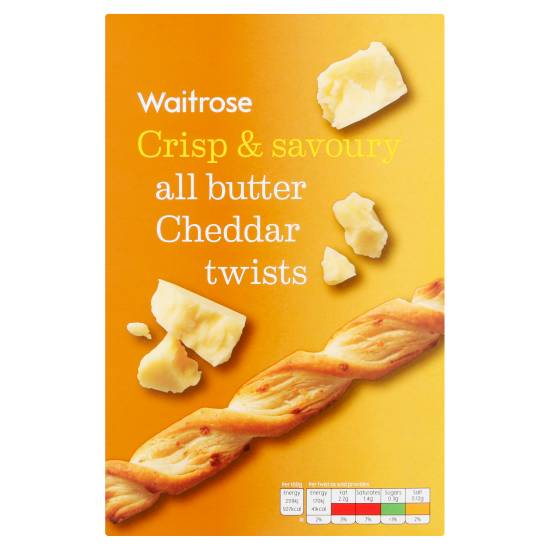 Waitrose All Butter Twists With Cheddar Cheese