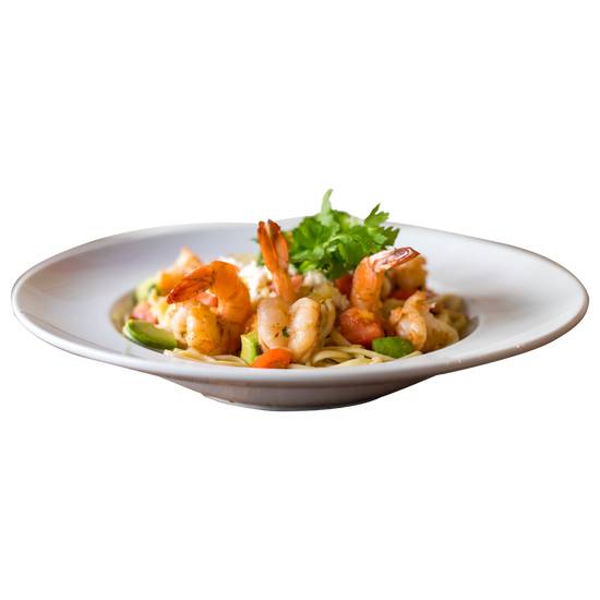 Linguini Avocado crevettes / Linguini Avocado Shrimp