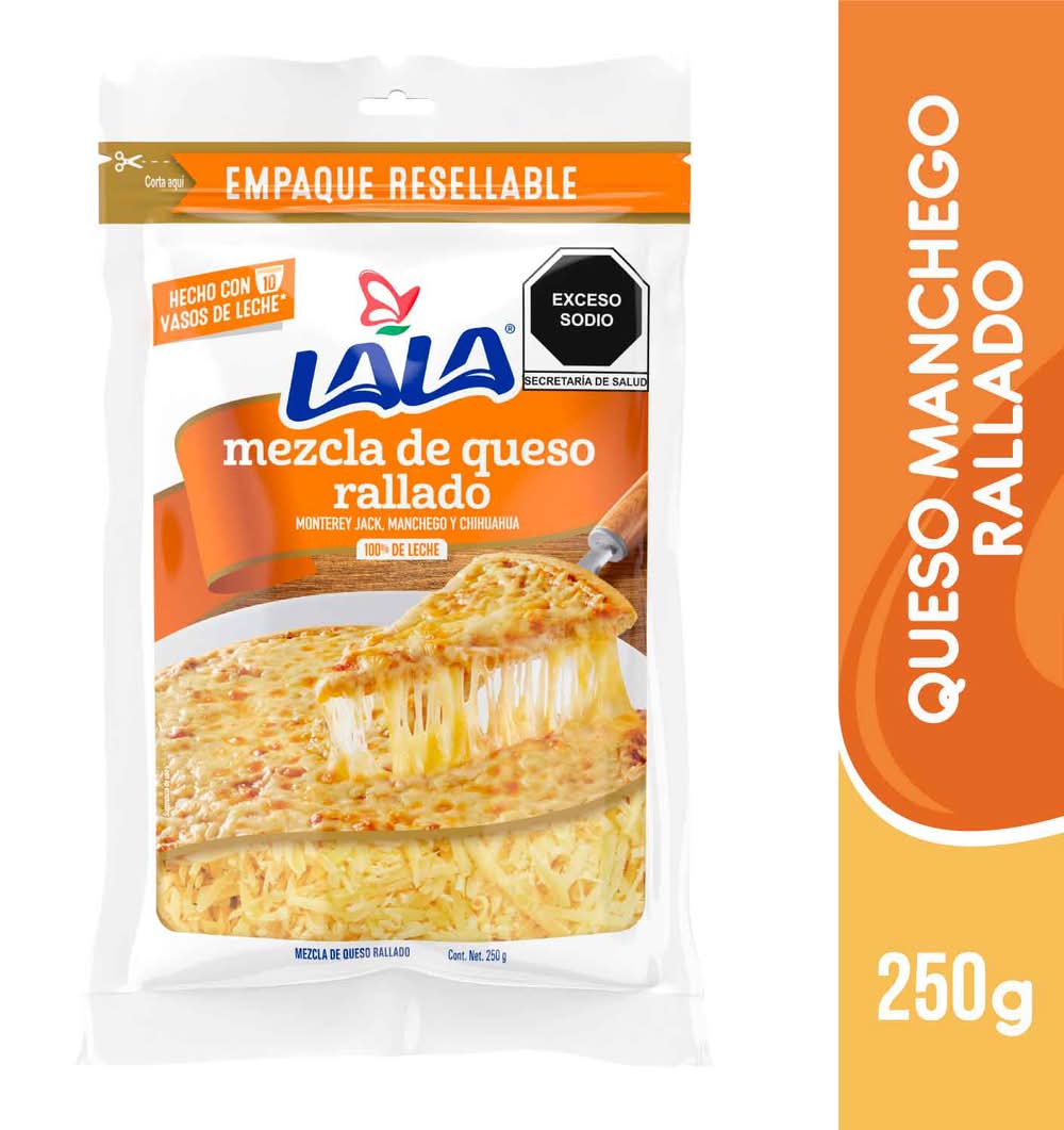 Lala · Mezcla de queso rallado (250 g)