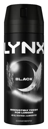 Lynx Black Aerosol Bodyspray (150ml)