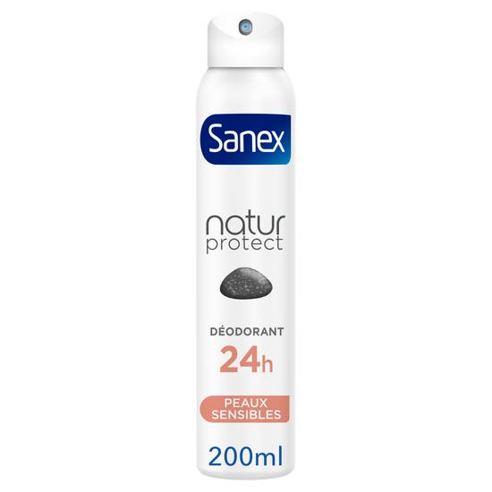 Sanex - Déodorant natur protect peaux sensibles pierre d'alun spray (200 ml)